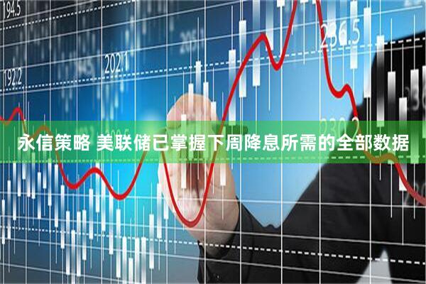 永信策略 美联储已掌握下周降息所需的全部数据