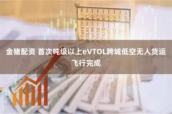 金猪配资 首次吨级以上eVTOL跨城低空无人货运飞行完成